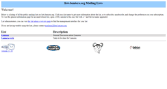 Desktop Screenshot of lists.lumiera.org